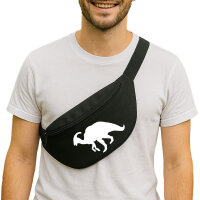 Bauchtasche Parasaurolophus Dinosaurier 2,5 Liter Black...