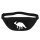 Bauchtasche Parasaurolophus Dinosaurier 2,5 Liter Black Crossbody Bag