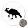 Magnet Parasaurolophus Dinosaurier 59mm Kühlschrankmagnet Flaschenöffner
