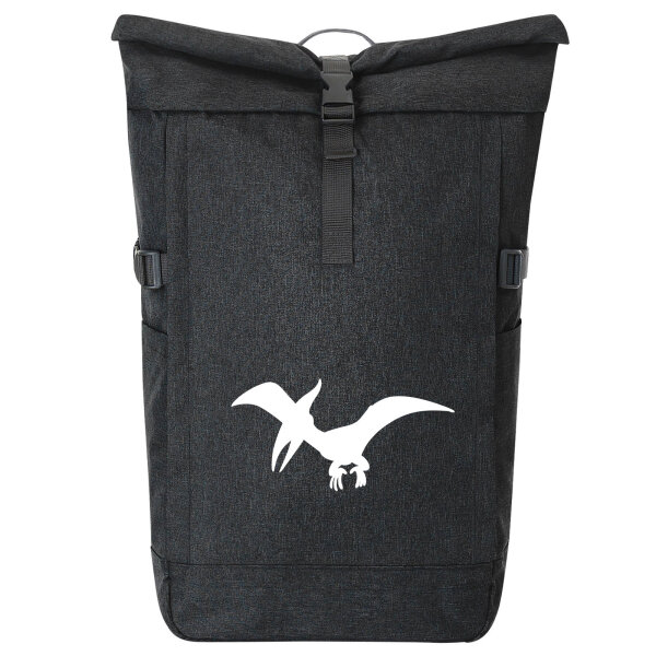 Kurierrucksack Pteranodon Dinosaurier 30-44 Liter Black Melange