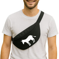 Bauchtasche Esel Silhouette 2,5 Liter Black Crossbody Bag