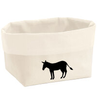 Organizer Esel Silhouette Aufbewahrungskorb