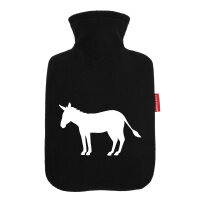 Wärmflasche Esel Silhouette