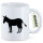 Kaffeetasse Esel Silhouette 330ml