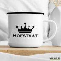 Emaille Tasse Hofstaat Schützenfest 300ml Vintage Emaille Becher