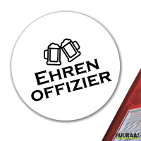 Aufkleber Ehrenoffizier Schützenfest 10cm Sticker