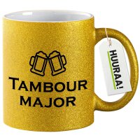 Glitzertasse Tambourmajor Schützenfest 330ml
