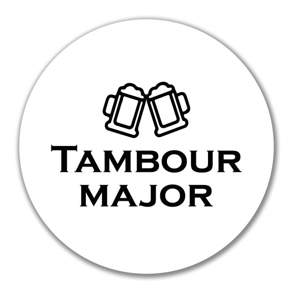 Aufkleber Tambourmajor Schützenfest 10cm Sticker
