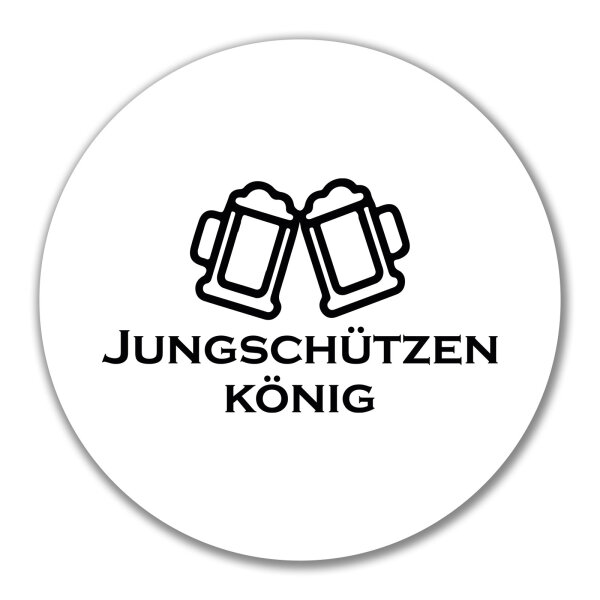 Aufkleber Jungschützenkönig Schützenfest 10cm Sticker