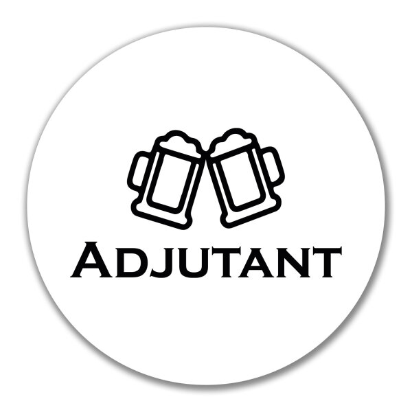 Aufkleber Adjutant Schützenfest 10cm Sticker