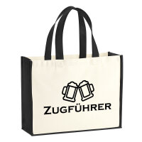 Jutetasche Zugführer Schützenfest 21 Liter Black