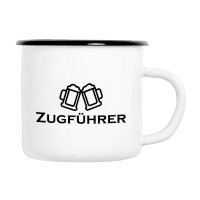 Emaille Tasse Zugf&uuml;hrer Sch&uuml;tzenfest in...