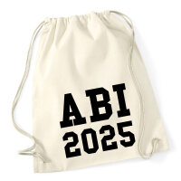 Turnbeutel ABI 2025 Abitur 12 Liter