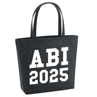 Filzshopper ABI 2025 Abitur 22 Liter Filztasche