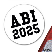 Aufkleber ABI 2025 Abitur 10cm Sticker
