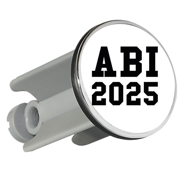 Waschbeckenstöpsel ABI 2025 Abitur 4cm Abflussstopfen