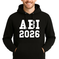 Unisex Hoodie ABI 2026 Abitur Größe S-3XL