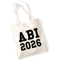 Jutebeutel ABI 2026 Abitur 10 Liter