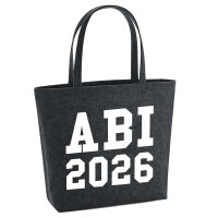 Filzshopper ABI 2026 Abitur 22 Liter Filztasche