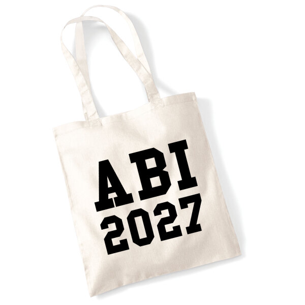 Jutebeutel ABI 2027 Abitur 10 Liter