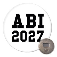 Magnet ABI 2027 Abitur 59mm K&uuml;hlschrankmagnet