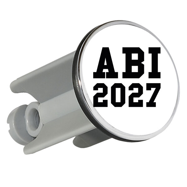 Waschbeckenstöpsel ABI 2027 Abitur 4cm Abflussstopfen