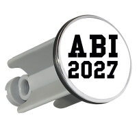 Waschbeckenstöpsel ABI 2027 Abitur 4cm Abflussstopfen
