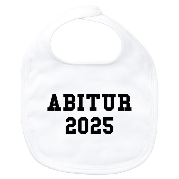 Baby Lätzchen Abitur 2025 ABI Klettverschluss