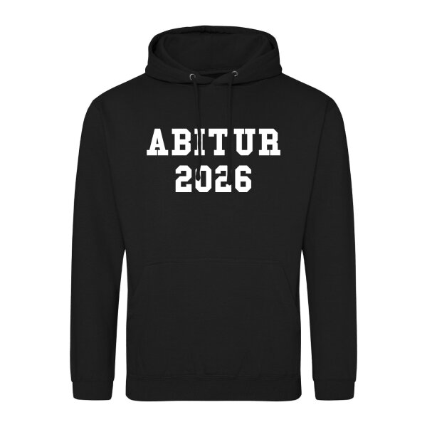 Unisex Hoodie Abitur 2026 ABI Größe S-3XL