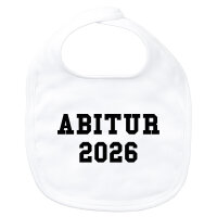Baby Lätzchen Abitur 2026 ABI Klettverschluss