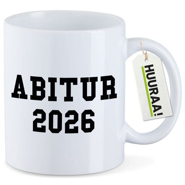 Kaffeetasse Abitur 2026 ABI 330ml
