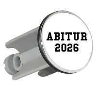 Waschbeckenstöpsel Abitur 2026 ABI 4cm Abflussstopfen