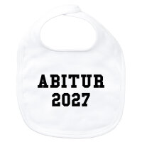 Baby Lätzchen Abitur 2027 ABI Klettverschluss