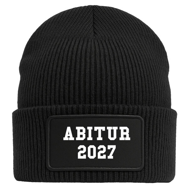 Beanie Abitur 2027 ABI Black Mütze