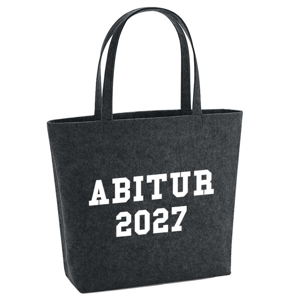 Filzshopper Abitur 2027 ABI 22 Liter Filztasche