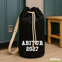 Seesack Abitur 2027 ABI 20 Liter Rucksack Black