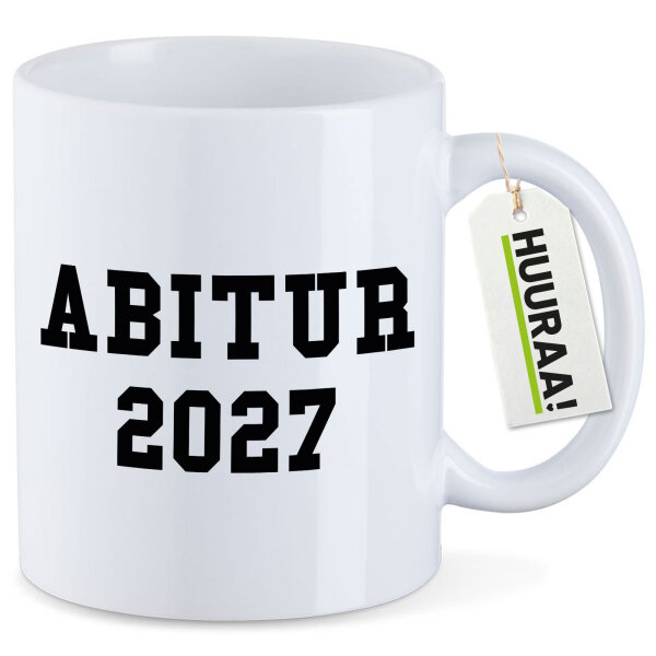 Kaffeetasse Abitur 2027 ABI 330ml