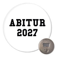 Magnet Abitur 2027 ABI 59mm K&uuml;hlschrankmagnet