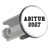 Waschbeckenstöpsel Abitur 2027 ABI 4cm Abflussstopfen