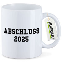 Kaffeetasse Abschluss 2025 Schulabschluss 330ml