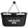Einkaufskorb faltbar Abschluss 2026 Schulabschluss 20 Liter Tragekorb Black