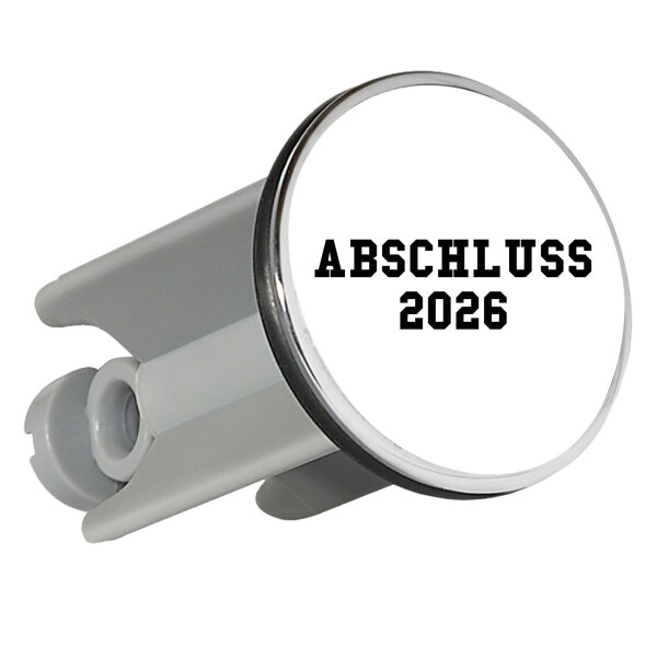 Waschbeckenstöpsel Abschluss 2026 Schulabschluss 4cm Abflussstopfen