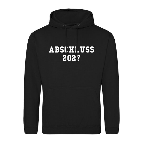 Unisex Hoodie Abschluss 2027 Schulabschluss Größe S-3XL