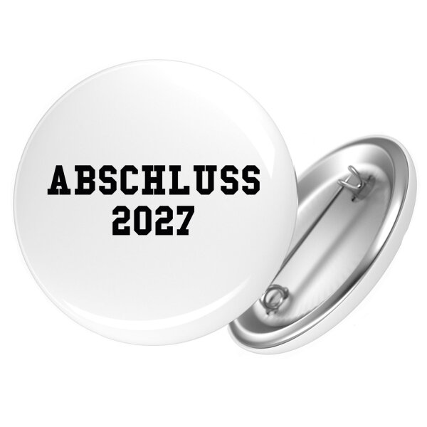 Button Abschluss 2027 Schulabschluss