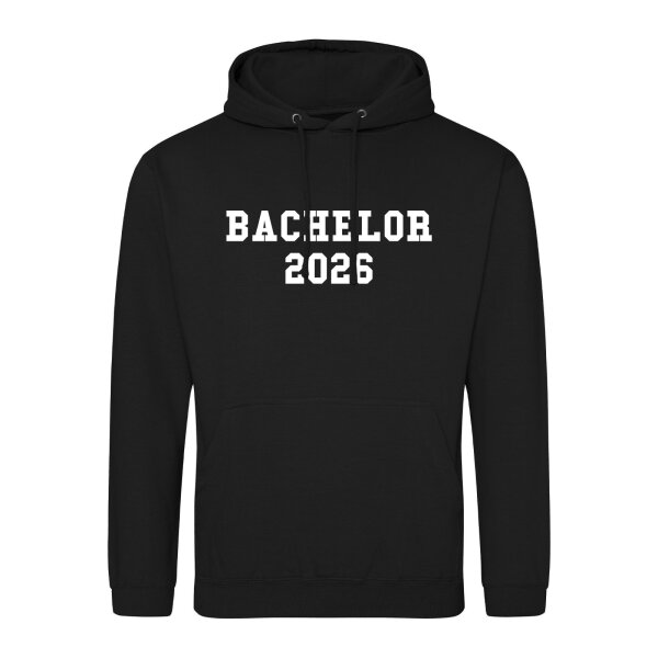 Unisex Hoodie Bachelor 2026 Abschluss Größe S-3XL