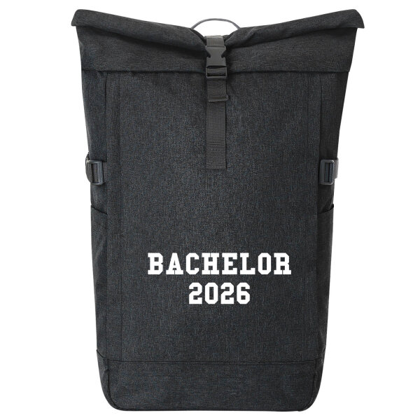 Kurierrucksack Bachelor 2026 Abschluss 30-44 Liter Black Melange