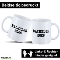 Kaffeetasse Bachelor 2026 Abschluss 330ml