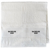 Gäste-Handtuch Bachelor 2026 Abschluss 50x100cm White