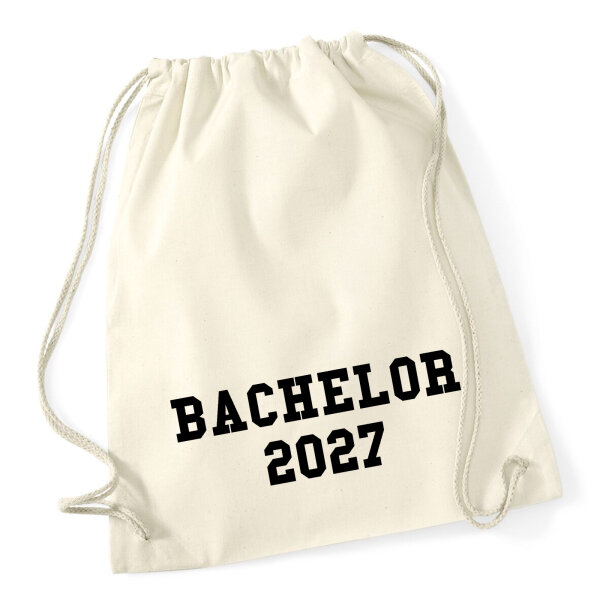 Turnbeutel Bachelor 2027 Abschluss 12 Liter