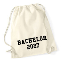 Turnbeutel Bachelor 2027 Abschluss 12 Liter